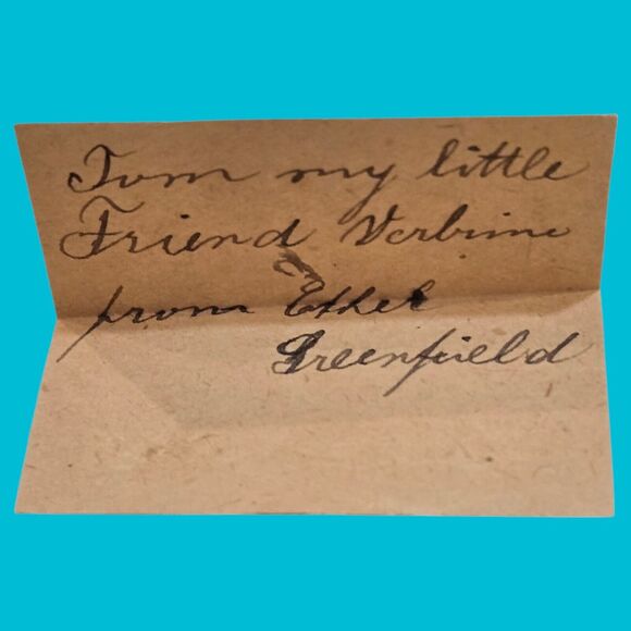 Victorian Austrian Novelty Pocket Env. Post Card Romance Love Pink Rose Garden - Picture 3 of 7